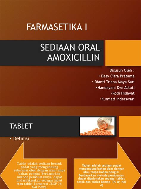 PDF Ppt Sediaan Oral Amoxicillin DOKUMEN TIPS