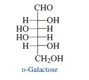 Solved The Fischer Projection Of D Galactose Is Shown Below Writ