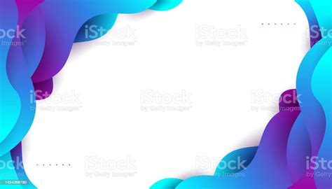 Modern Abstract Background Design With Colorful Liquid Shapes Fluid Background Design For