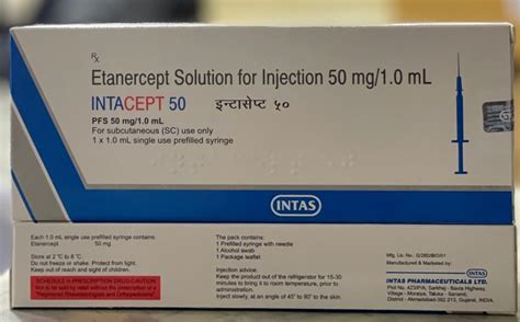 Intacept Etanercept Injection At Rs 10390 Pack Nagpur Id 2849668235730