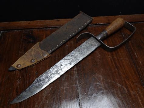 1860s American Civil War D Guard Bowie Knife In Sheath In 2020