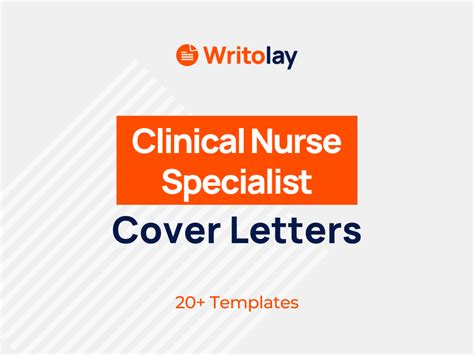 Clinical Nurse Specialist Cover Letter 4 Templates Writolay