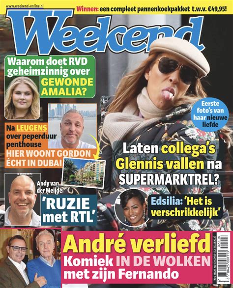 Tijdschrift Weekend 8 Februari 2022 Pers Wereld