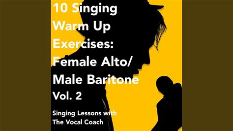 Singing Scales Vocal Warm Up Low Range Major Scale Ascending Youtube