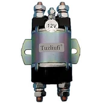 Tuzliufi Starter Solenoid Relay Switch For Auto Crane Boom Winch Marine