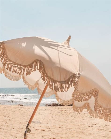 Premium Beach Umbrella Luxe Picnic And Seaside Essentials Land And