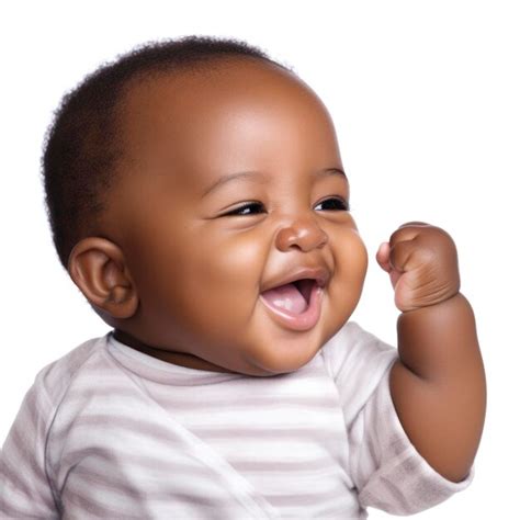 Premium Ai Image A Baby Holding The Fist Over Ear And Clenched
