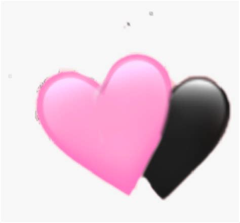 Black And Pink Hearts