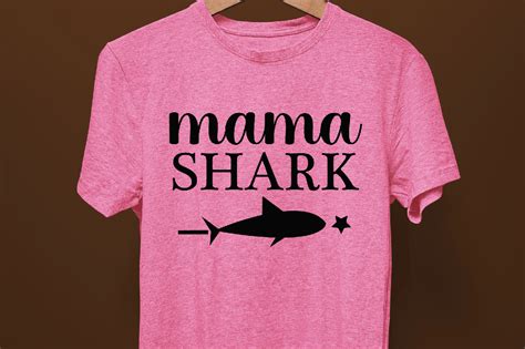 Mama Shark-SVS Design Graphic by Milon Roy · Creative Fabrica