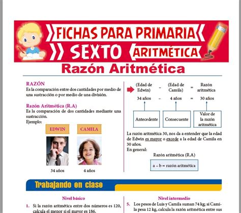 Aritmética Ejercicios Para Sexto Grado De Primaria Actividades 2023