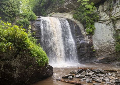 Looking Glass Falls On Us 276 South In The Pisgah National Forest