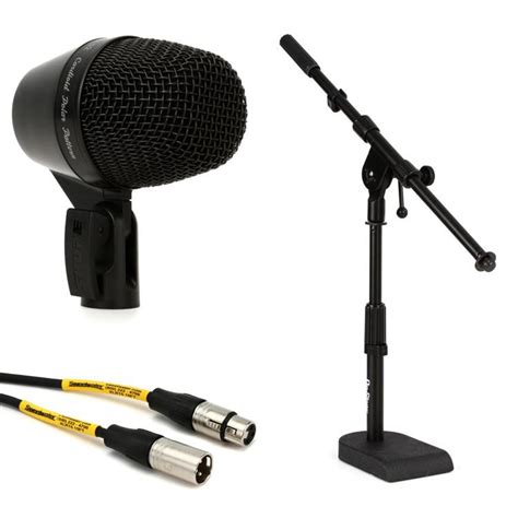 Shure Pga52 Cardioid Dynamic Kick Drum Microphone With Stand And Cable Sweetwater