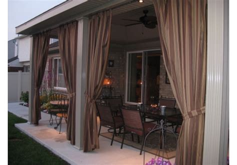 Outdoor Drapes are the Perfect Solution | Outdoor Drapes