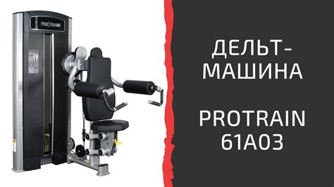 Тренажер "Дельт-машина" Protrain 61A03 - YouTube
