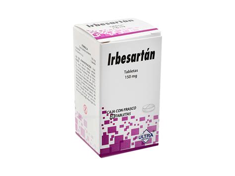 Irbesartán 150 mg 28 tabletas CENTRAL FARMA