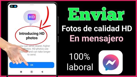 Cómo enviar fotos en calidad HD en Messenger 2024 nueva actualización