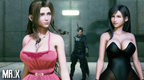 Leon Find Himself In A Big Trouble And Need To Escape With Curvy Tifa And Aerith Youtube