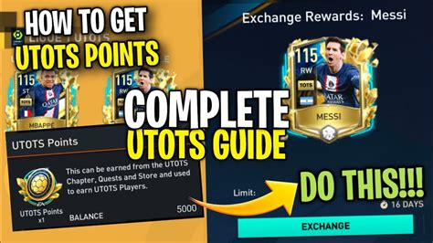 DO THIS Complete Utots Guide Fifa Mobile How To Get Utots Points