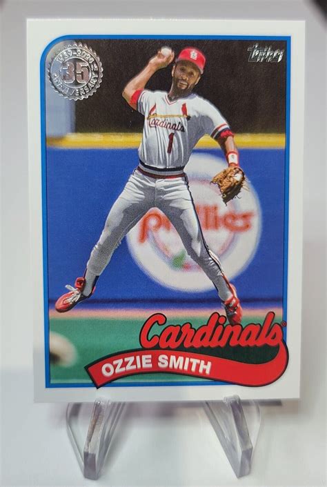 Topps Series Ozzie Smith B Th Anniversary St Louis