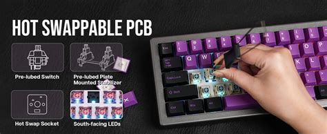 Amazon Epomaker Ek Wireless Gaming Keyboard Hot Swappable Gasket Mechanical Keyboard