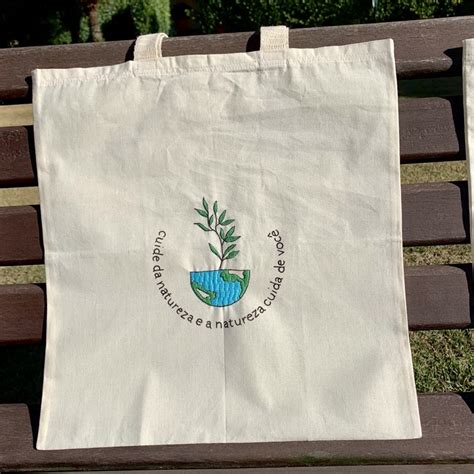 Ecobag Cuide Da Natureza Cole O Meio Ambiente Bolsa Sustent Vel