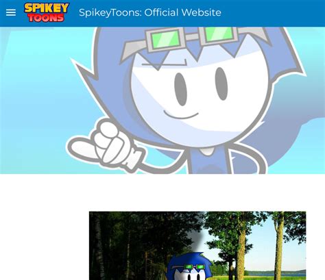 The Spikeytoons Website Spikey The Hedgeboy Wiki Fandom