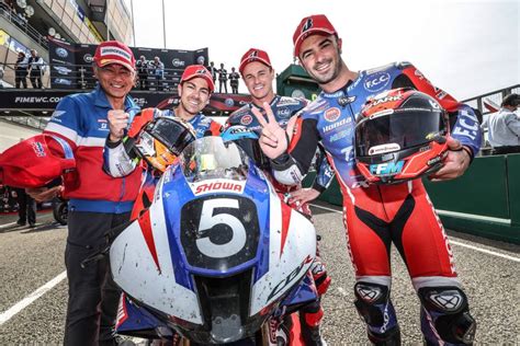 F C C Tsr Honda France Finishes Third At The Honda Racing