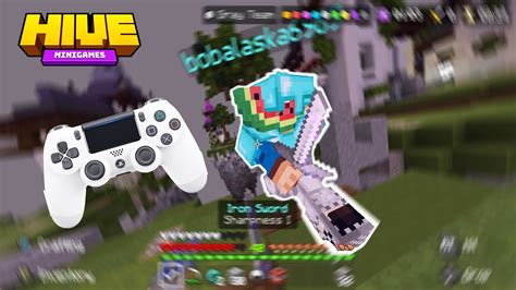 Hive Skywars Solo Controller Gameplay Minecraft Bedrock Edition