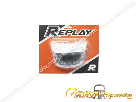 Feu Arri Re Replay Transparent Noir Leds Homologu Pour Scooter Mbk