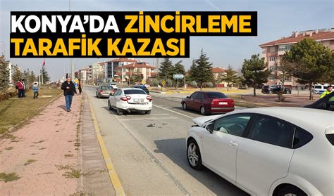 Konyada Zincirleme Trafik Kazas