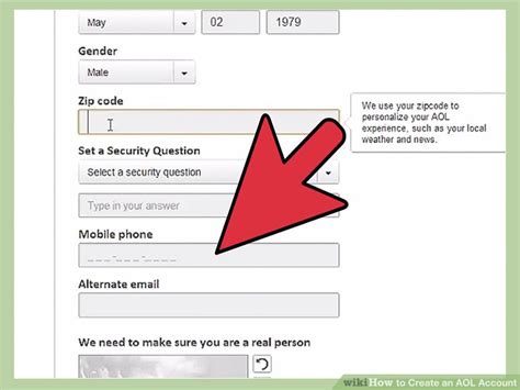 How To Create An Aol Account With Pictures Wikihow