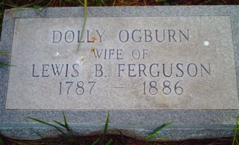 Dolly Ogburn Ferguson Memorial Find A Grave