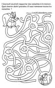 Coloriages De Labyrinthes Faciles Pour Enfants Gratuits Imprimer