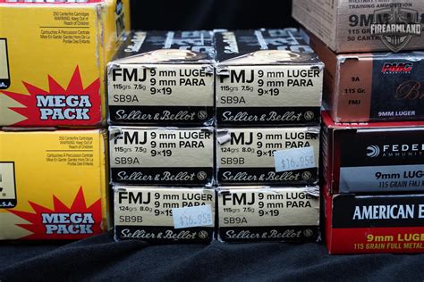 Assorted 9mm Ammo 9mm Luger 1000rds 115 Grain Pistol Ammunition At 1019133839