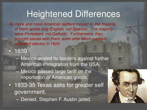 PPT Texas Independence And The War With Mexico PowerPoint