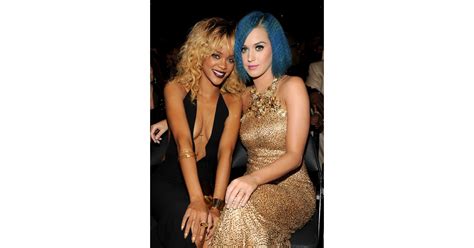 Best friends Rihanna and Katy Perry stayed close during the 2012 | Best Grammy Awards Pictures ...