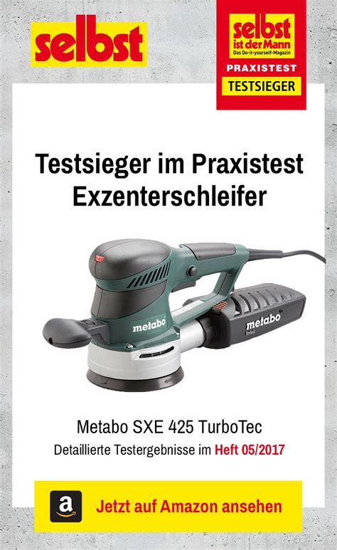 Der Metabo SXE 425 TurboTec Ist Der Testsieger Im Praxistest