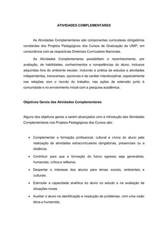 Manual De Atividades Complementares Cst V Pdf