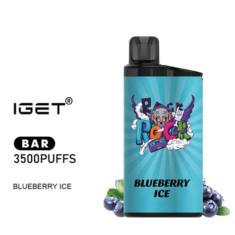 IGET BAR VAPE 3500 PUFF BLUEBERRY ICE The Vape Bar