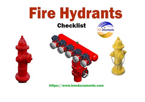 Fire Hydrants Checklist Hse Documents