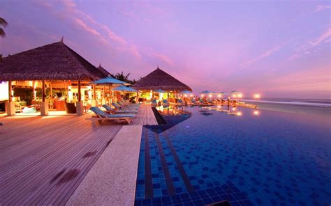 Plage Tropicale Aux Maldives Paysage Hd Fonds D Cran Aper U