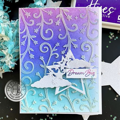 Hero Arts Stencil 6x6 Star Branches 085700934978