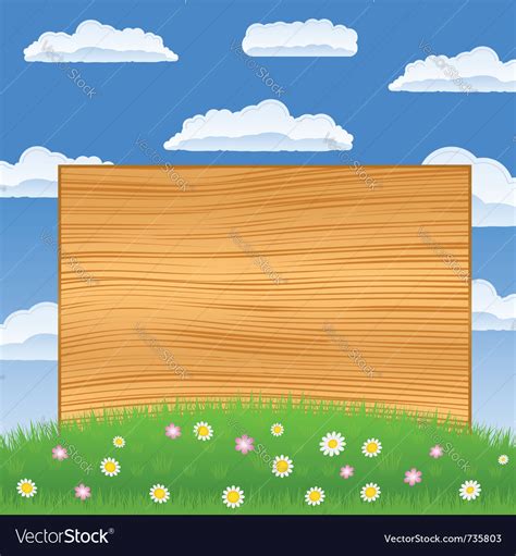 Wooden board Royalty Free Vector Image - VectorStock