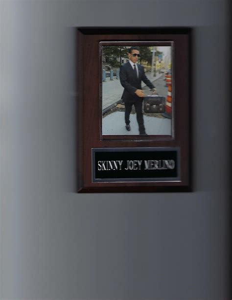 Skinny Joey Merlino Plaque Mafia Organized Crime Mobster Mob Ebay