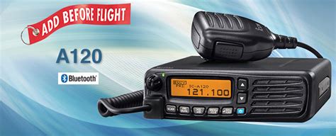 Icom A120 Vhf Air Band Transceiver Freeway Communications Canadas