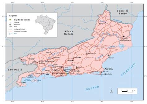 Rio De Janeiro Capital Mapa Bandeira Popula O Mundo Educa O