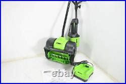 SEE NOTES Greenworks 2600602 PRO 80V 12 Inch Cordless Snow Shovel