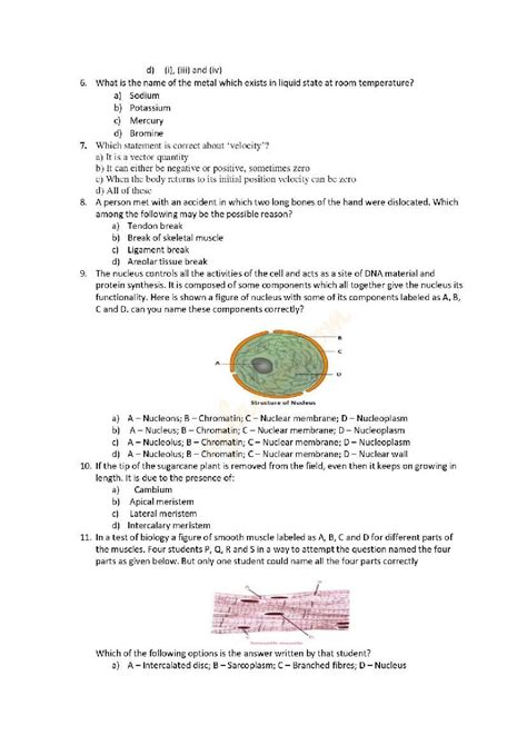 Class 9 Science Half Yearly Question Paper 2024 Download 9th Half Yearly Science Question