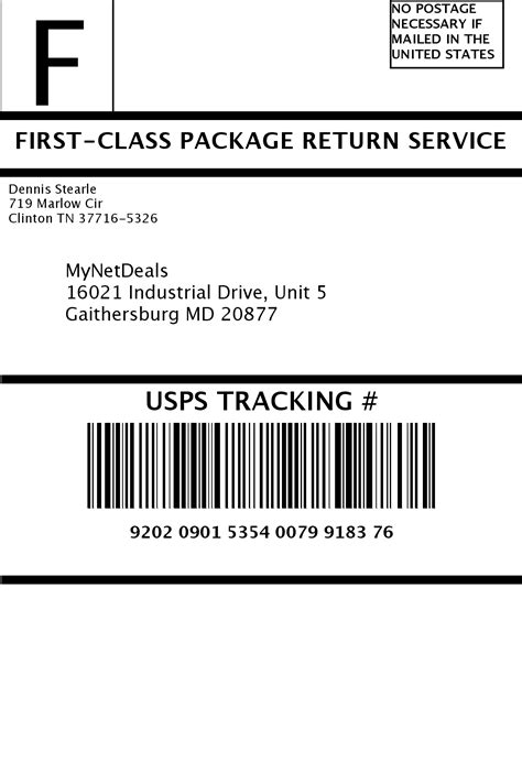 Printable Return Label For Centurylink