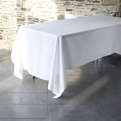 Nappes Blanches Rectangulaires Ivcom Inc